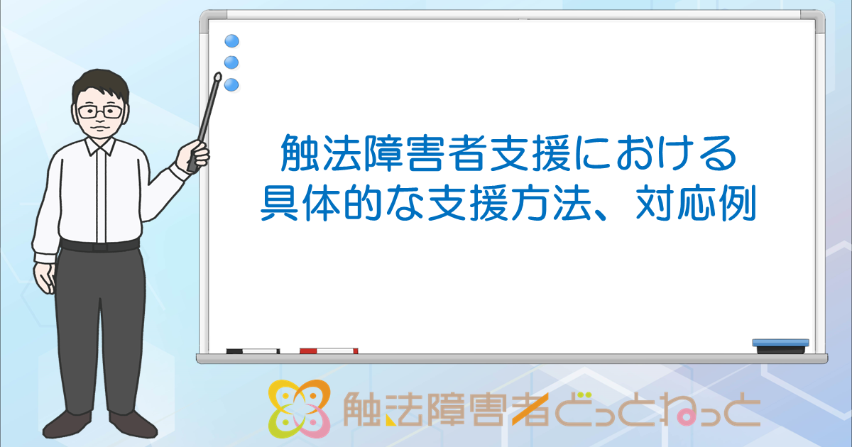 具体的な支援方法、対応例 触法障害者どっとねっと